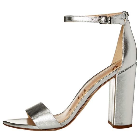 Sam Edelman Yaro Silver Sandal, Women's, Size 10 High Heels MSRP$100 - Picture 8 of 8
